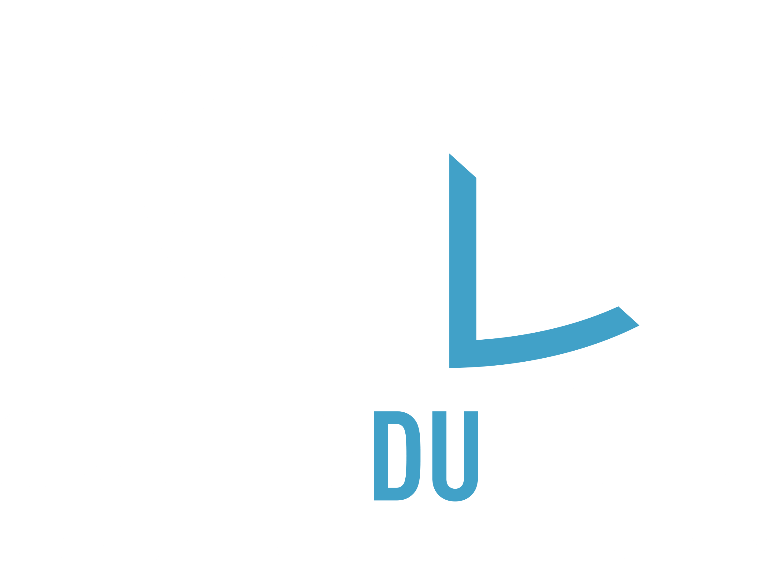 logo granits du lezert blanc - bleu